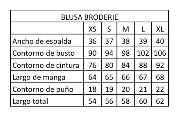 Blusa Broderie Pre Orden - Imagen 8