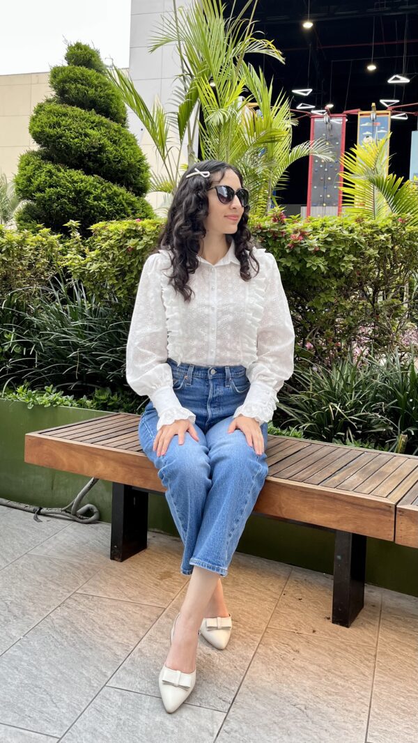 Blusa Broderie Pre Orden - Imagen 2